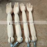 Nature color Long Arms Men Wooden Hand For Mannequin Dispaly