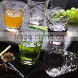 278ml Old Fashion Emboss Glass Cup Glass Juice Cup thumbnail-5