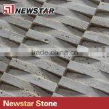 Honed Travertine Tile Backing Mesh Mosaics thumbnail-2
