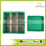 Folding Storage Ottoman With Grid For Little Gift Interlayer thumbnail-3