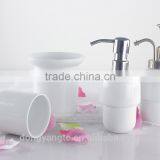 Factory Wholesale Custom Cheap Bath Set Ceramic Bathroom Accessories of Home thumbnail-2