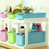 Double Layer Kitchen Sundries Plastic Storage Box thumbnail-5