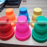 Silicone Folding Cup Telescopic Collapsible With Lid Outdoor Travel Camping thumbnail-6