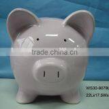 NEW Hot Sales Cheap Ceramic Pink Piggy Coin Bank for Promotion Gift MADE IN CHINA