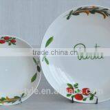 PORCELAIN PASTA PLATE WITH DECAL thumbnail-3