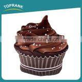 Toprank New Design 3D Print Soft Plush Cupcake Shaped Cushion Pillow Sofa Decorative Cushion thumbnail-5