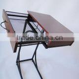 RH-4661 Metal and MDF Wooden End Table or Sofa Side Table With Drawer thumbnail-3