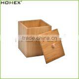 High Quality Natural Bamboo Lid Canister/Homex_Factory thumbnail-2