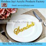 Acrylic Wedding Place Card Alternative, Place Setting, Wedding Party Acrylic Name Tag thumbnail-3