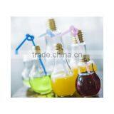 Hot Selling 50ml Mini Light Bulb Shaped Aluminum Scrwe Cap PET Shaker thumbnail-3