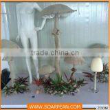 New Design Customize Window Display Artificial Fabric Mushroom thumbnail-4