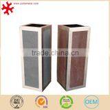 Outdoor Garden Plant Pot Tall Squre Stainless Steel Frame With GRP Panels thumbnail-3