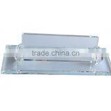 Crystal Desktop Simple Card Holder With White or Black Base thumbnail-2