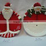Ceramic Santa Claus,christmas Plate,christmas Toys,christmas Ornament thumbnail-1