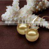 10-11 mm Golden South Sea Pearl Earrings thumbnail-1