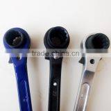 Drop Forged Double Ratchet Socket Spanners Wrenches thumbnail-1