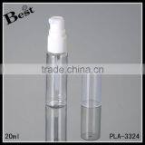 20ml Clear PET Cosmetic Plastic Spray Bottle Wholesale Small Plastic Spray Bottle With Clear Over Cap thumbnail-2