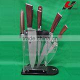 8 Pcs Special Design Knife Set With Acrylic Stand D07-8Y03 thumbnail-1