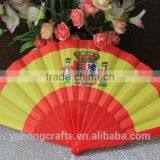 Assorted Colors Spanish Hand Fabric Fan thumbnail-1