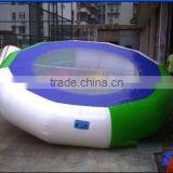 High Quality Ocean Inflatable Water Trampoline Inflatable Floating Island for Sale thumbnail-3