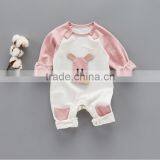 Wholesale Guangzhou Clothes Cotton Newborn Calf Pattern Baby Bodysuit thumbnail-3