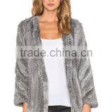 Winter High Quality Custom Rabbit Fur Coats Girls OEM Service thumbnail-2