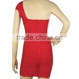 Restock Top Quality Elegant New Arrival One-Shoulder HL Bandage Dress Brand Club Party Bodycon Dress thumbnail-3