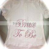 Fashion Wedding Rhinestone Bride Entourage Cotton Lace Tank Tops Wholesaler thumbnail-5