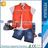 Petelulu China Wholesale Price of T-shirt and Jean Pants Suits, Sport Wear For Boy thumbnail-2