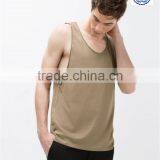 Wholesale Plain Design Loose Racer Back Tank Tops for Men