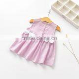 S33570W Loose Cotton Children Blouses for Girls Tops Summer 2017 New Vest Blouse thumbnail-5