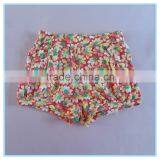 OEM Factory Price Super Comfortable 100%cotton Fabric Children Girl's Pants Stretch Colorful Pants Flower Printed Pants Trousers thumbnail-1