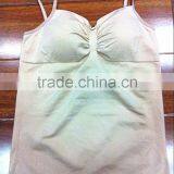 Competitive Price High Quality Women Seamless Camisole With Foam Cup thumbnail-1