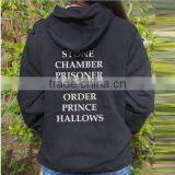 Fashion Print Hoodie Sweatshirt With Kangaroo Pocket thumbnail-3