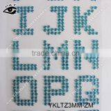 Self Adhesive Rhinestone Sticker 3MM Acrylic Letter Pattern Sticker Decal thumbnail-2