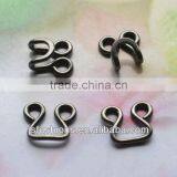 Fashion 6# Metal Hook and Eyes With Antique Silver Color thumbnail-1