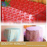 2016 Fashion Lace Fabric Art Lace 2Yard Exquisite 3D Flower 150cm Handmade Diy Wedding Dress Fabric Clothes Tablecloth Decorati thumbnail-1