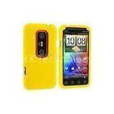 Yellow Protective Silicone and Hard Cool HTC EVO 3D Covers for Smart Phone Case thumbnail-1