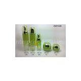 120ml Glass Cosmetic Jars And Bottles Green With Plastic Caps thumbnail-1
