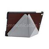 Super Slim Apple IPad Protective Case , Brown Leather IPad Air Cover