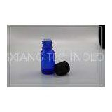 Soda lime blue Essential Oil Glass Bottles with plastic insert