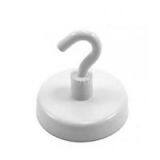 White Coating Permanent Strong Neodymium Magnetic Hooks