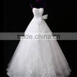 Hot Sale Embroidered A-Line Off-Shoulder Lace Wedding Dress F11701 thumbnail-2