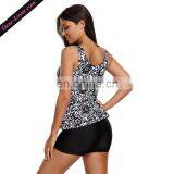 Factory Price Printed Plus Size Womens Tankini Bathing Suits thumbnail-4
