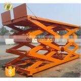 7LSJG Shandong SevenLift 2 Ton 4.5m Cargo Hydraulic Scissor Lifter/table Lifter Vertical Lift-up Table Mechanism thumbnail-3