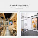 New LED Ultra Thin Round Corner Magnetic Absorption Light Box Aluminum Alloy Advertising Frame Catering Light Box Billboard Display Frame thumbnail-4