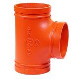 Ductile Iron Pipe Fittings Grooved Reducing Tee