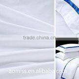 Cotton 400 Thread Count Hit Color Sateen Bedding Set White Bed Linen Hotel thumbnail-3