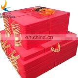 HDPE Polyethylene Crane Outrigger Pad pe Jack Pad Heavy Load Capacity Uhmwpe Outrigger Pads