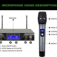 100% Original Snail K9 Wireless Microphone System, LCD Display, High Sound Quality, Remote Reception, Suitable for Meeting, Street Bar, Concert, Church and Other Places to Use thumbnail-4